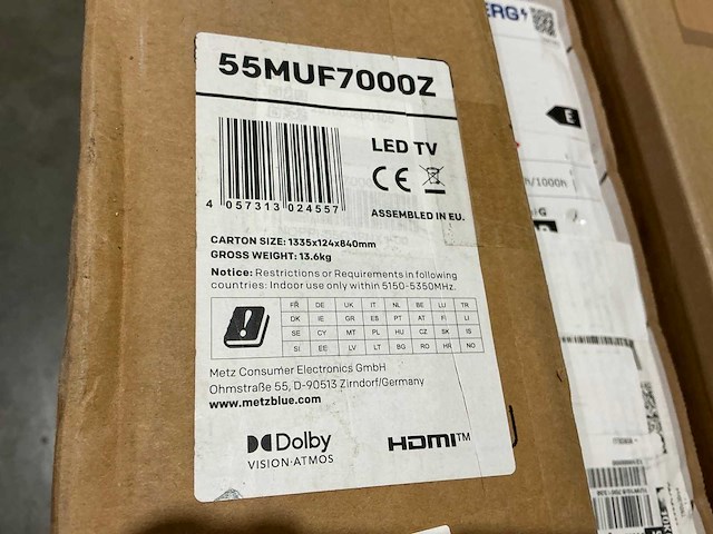 Pallet televisies retourgoederen - 9 items - afbeelding 2 van  8
