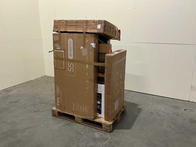 Pallet televisies retourgoederen - 9 items - afbeelding 1 van  9