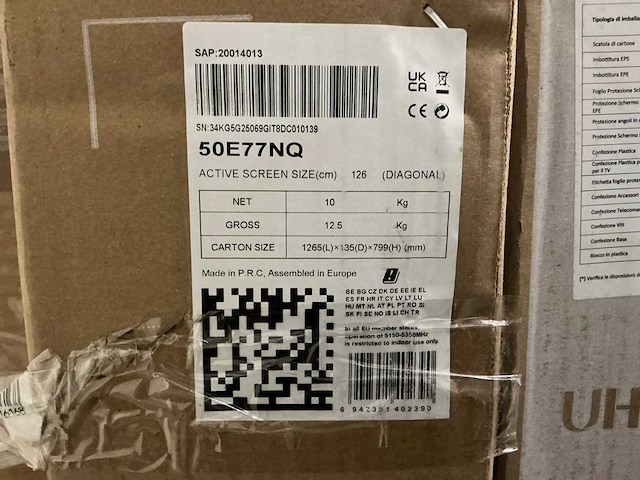 Pallet televisies retourgoederen - 9 items - afbeelding 4 van  10