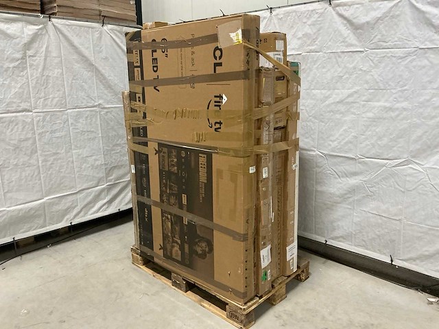 Pallet televisies retourgoederen - 9 items - afbeelding 1 van  6