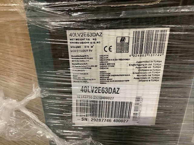Pallet televisies retourgoederen - items - afbeelding 3 van  7