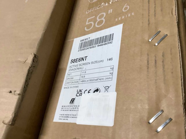Pallet televisies retourgoederen - items - afbeelding 6 van  7