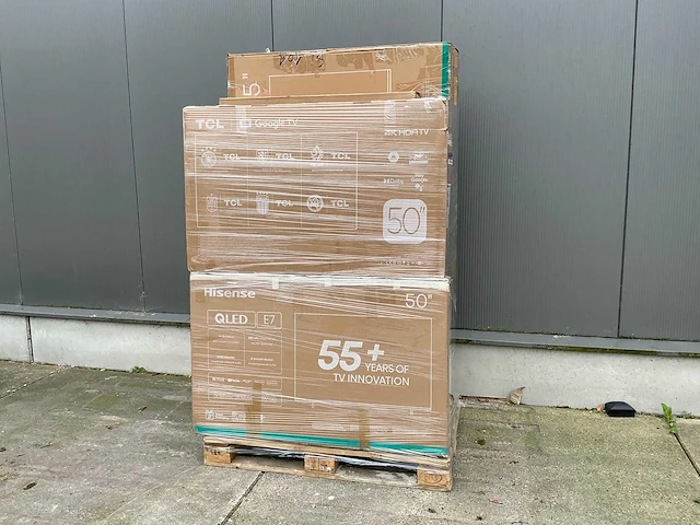 Pallet televisies retourgoederen - afbeelding 1 van  5