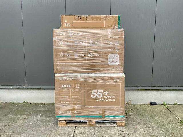 Pallet televisies retourgoederen - afbeelding 2 van  5