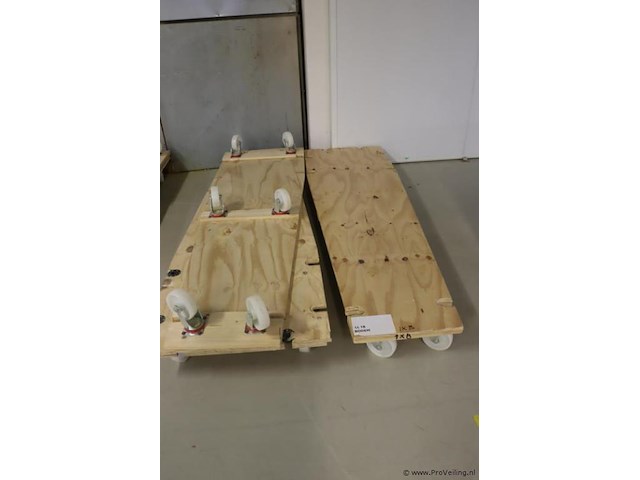 Pallet trolley - 3 stuks - afbeelding 1 van  5