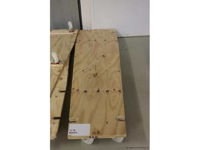Pallet trolley - 3 stuks - afbeelding 2 van  5