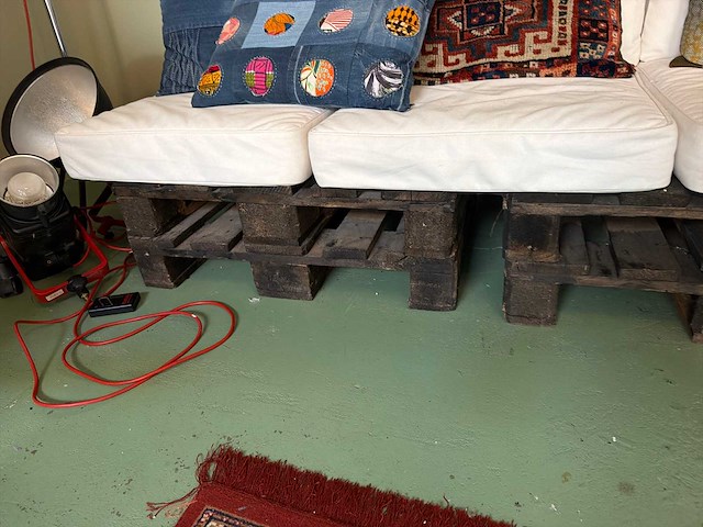 Pallet tuinbank - afbeelding 2 van  4