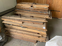 Pallet tuinhuisdeuren en kozijnen (2x) - afbeelding 1 van  4
