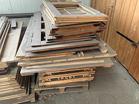 Pallet tuinhuisdeuren en kozijnen (2x) - afbeelding 4 van  4
