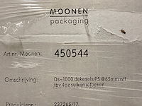 Pallet vol dozen a 1000 deksels t.b.v. koffiebekers - afbeelding 3 van  4