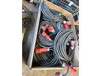 Pallet vol met partij 32a & 63a krachtstroom kabels - afbeelding 2 van  2