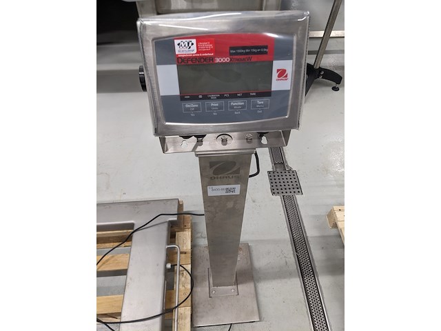 Pallet weegschaal, ohaus, ve1500p + defender 3000 xtremew - afbeelding 2 van  6