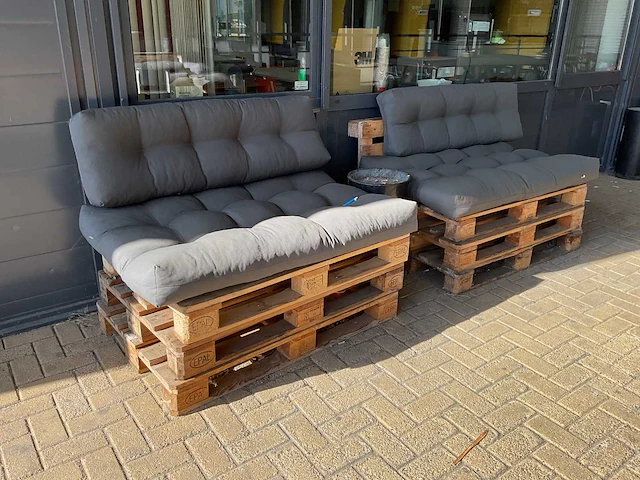 Palletbank (4x) - afbeelding 1 van  2