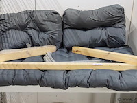 Palletbank kussens incl. leuningen & beugels - afbeelding 1 van  3