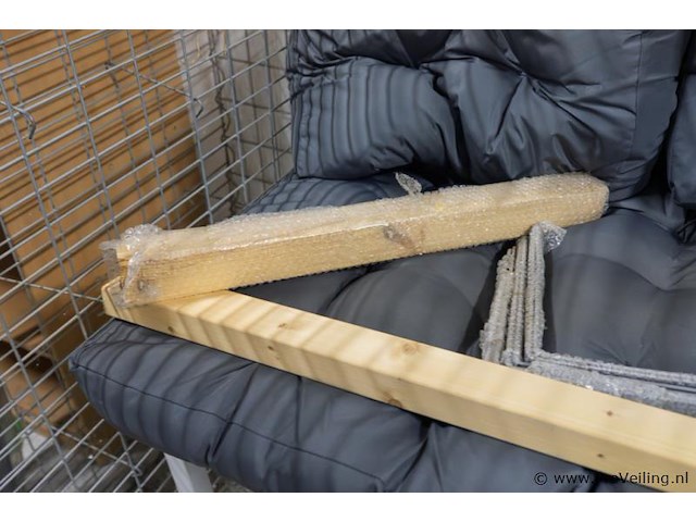 Palletbank kussens incl. leuningen & beugels - afbeelding 2 van  3