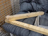 Palletbank kussens incl. leuningen & beugels - afbeelding 2 van  3