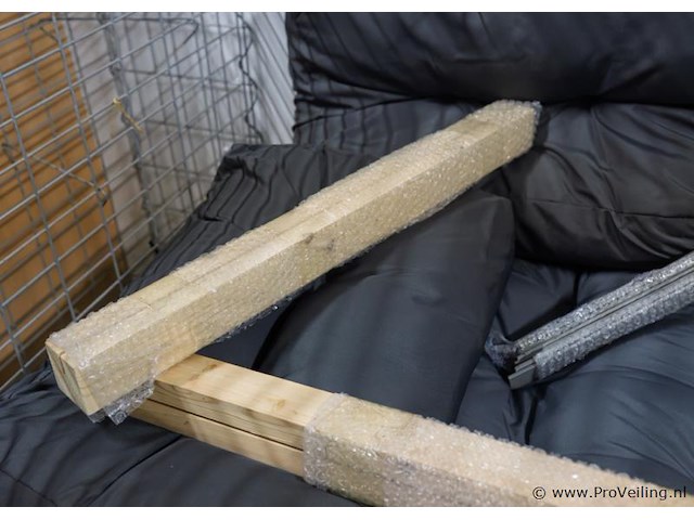Palletbank kussens incl. leuningen - afbeelding 2 van  3