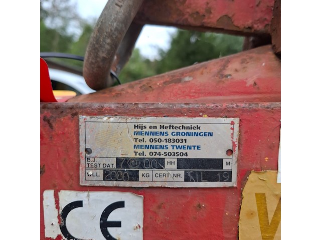 Pallethaak max 2000 kilo - afbeelding 7 van  11