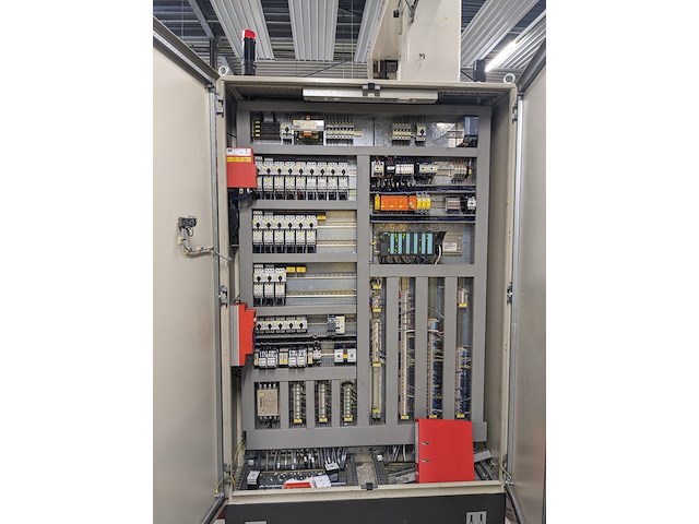 Palletiseer machine, ridder , nedpack, wit / rood, 1998 - afbeelding 6 van  27