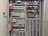 Palletiseer machine, ridder , nedpack, wit / rood, 1998 - afbeelding 6 van  27