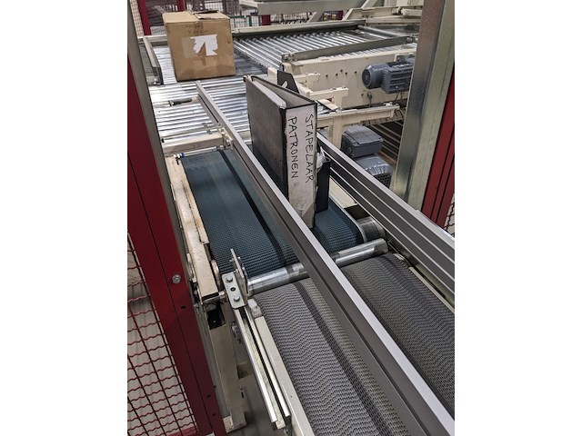 Palletiseer machine, ridder , nedpack, wit / rood, 1998 - afbeelding 7 van  27