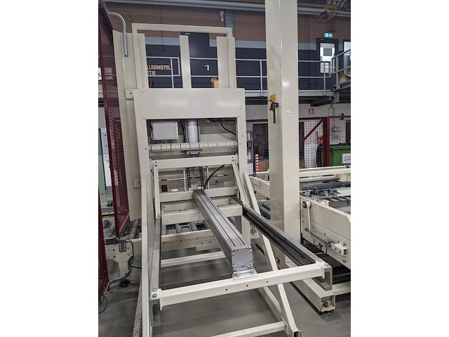 Palletiseer machine, ridder , nedpack, wit / rood, 1998 - afbeelding 8 van  27