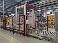 Palletiseer machine, ridder , nedpack, wit / rood, 1998 - afbeelding 14 van  27