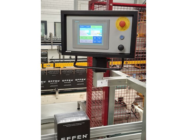 Palletiseer machine, ridder , nedpack, wit / rood, 1998 - afbeelding 15 van  27