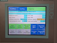 Palletiseer machine, ridder , nedpack, wit / rood, 1998 - afbeelding 17 van  27