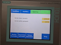 Palletiseer machine, ridder , nedpack, wit / rood, 1998 - afbeelding 20 van  27