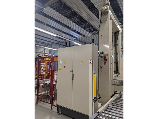 Palletiseer machine, ridder , nedpack, wit / rood, 1998 - afbeelding 23 van  27