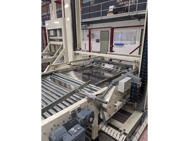 Palletiseer machine, ridder , nedpack, wit / rood, 1998 - afbeelding 26 van  27