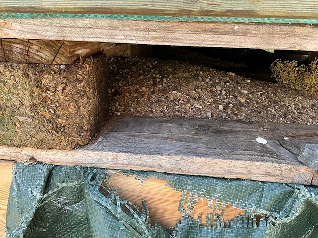 Palletkist met zand (2x) - afbeelding 3 van  3