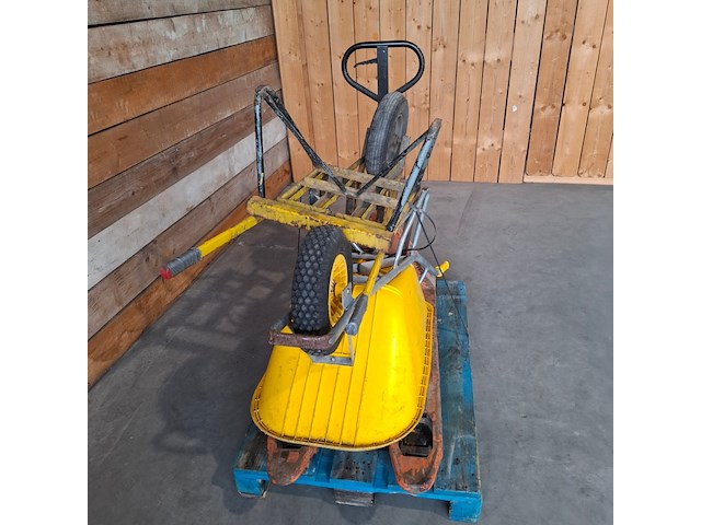 Palletpomp wagen, steenkruiwagen, kuipkruiwagen - afbeelding 3 van  5