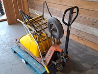 Palletpomp wagen, steenkruiwagen, kuipkruiwagen - afbeelding 5 van  5