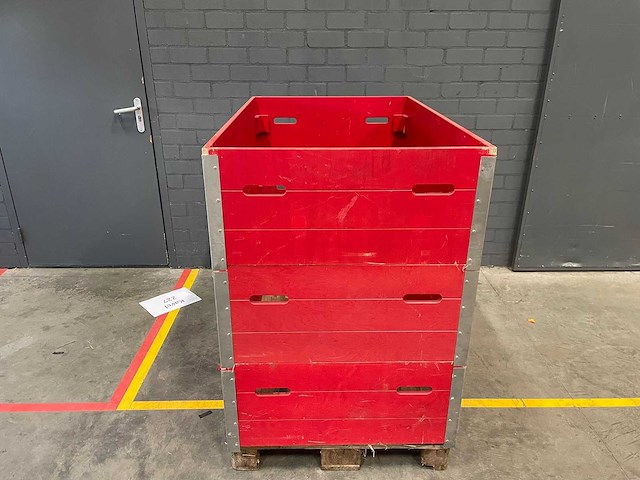 Palletranden rood - afbeelding 1 van  4