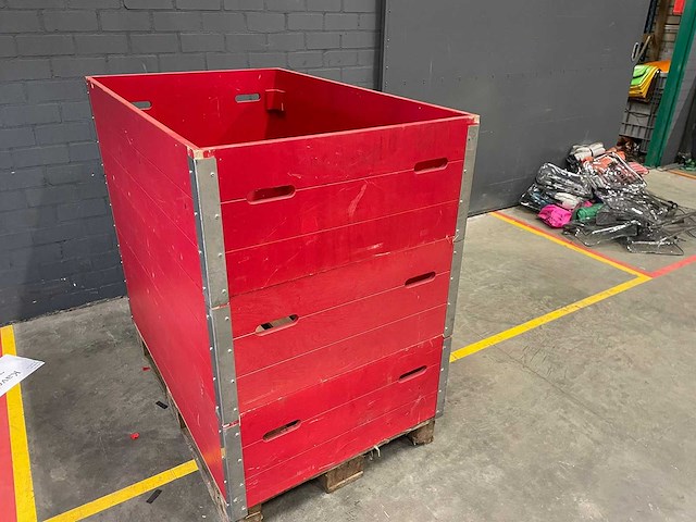 Palletranden rood - afbeelding 2 van  4
