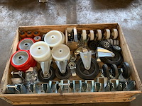 Pallets diverse industriële wielen (3x) - afbeelding 3 van  5