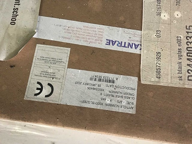 Pallets glasplaten en deuren (4x) - afbeelding 6 van  7