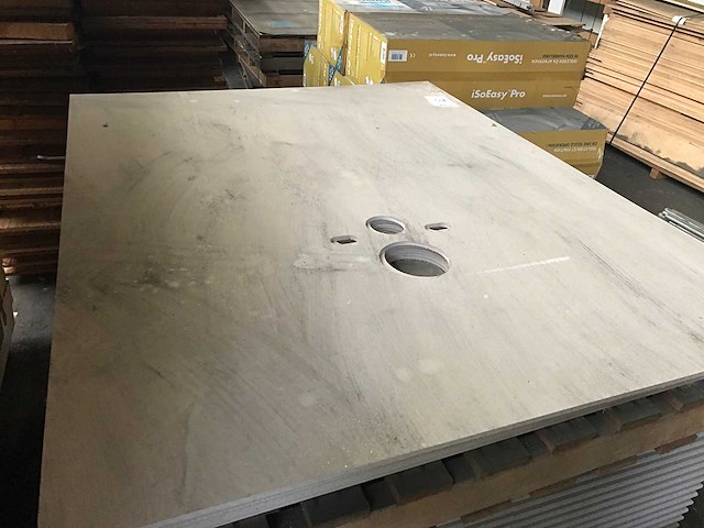 Pallets met gips en pir platen (2x) - afbeelding 4 van  5