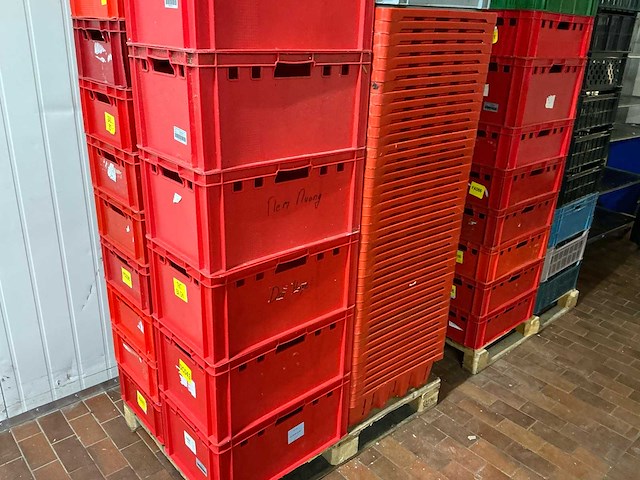 Pallets met stapelkratten (3x) - afbeelding 4 van  8