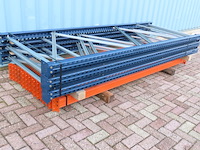Palletstelling ±11,2m lang, 5st + 16l mecalux, gedemonteerd - afbeelding 1 van  6