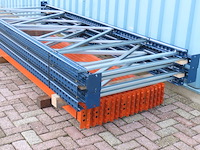 Palletstelling ±11,2m lang, 5st + 16l mecalux, gedemonteerd - afbeelding 5 van  6