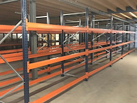 Palletstelling ±13,98m lang, 6st + 30l mecalux, gedemonteerd - afbeelding 1 van  3
