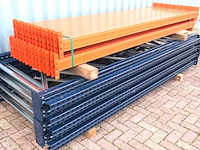 Palletstelling ±19.5m lang, 8st + 28l mecalux, gedemonteerd - afbeelding 1 van  3