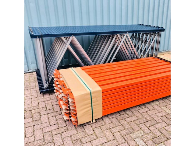 Palletstelling ±39,0m lang, 15st + 56l mecalux, gedemonteerd - afbeelding 1 van  4