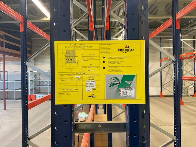 Palletstelling 4 dubbele secties - afbeelding 7 van  7
