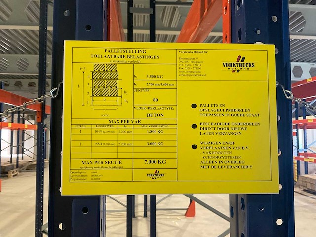 Palletstelling 5 dubbele secties - afbeelding 6 van  6