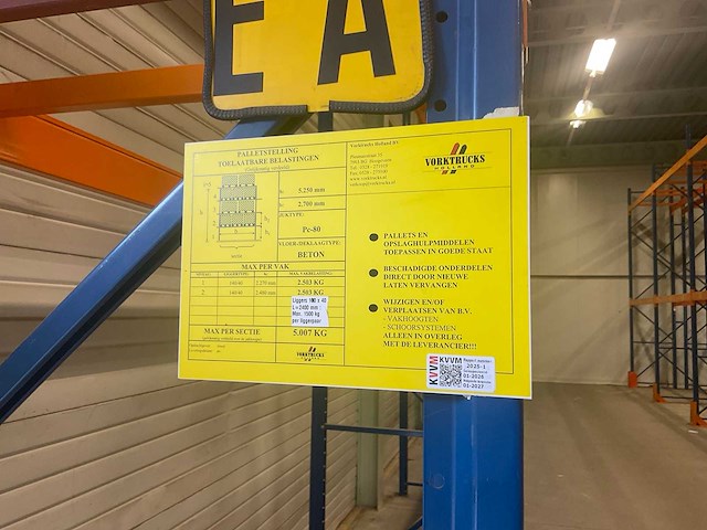 Palletstelling 6 secties - afbeelding 6 van  7