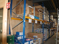 Palletstelling bestaande uit 22 staanders met hoogte ca. 400 cm en 34 liggers met lengte 270 cm. diepte 110... - afbeelding 1 van  4